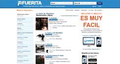 Desktop Screenshot of afuerita.com